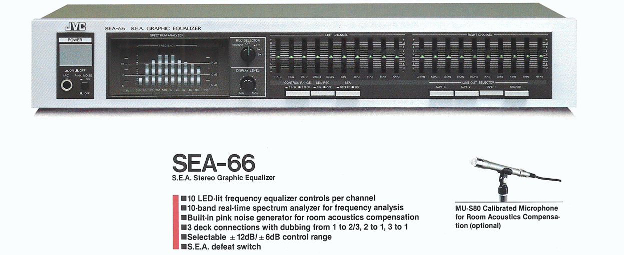 JVC SEA-66 Graphic Equalizer